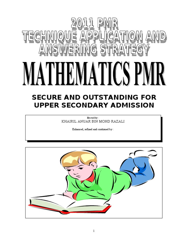Matematik PMR - English | PDF | Geometry | Circle