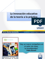 Innovacion Educativa de La Teoria A La Practica