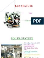 Boiler Statute: - Narayana Pillai.P.N