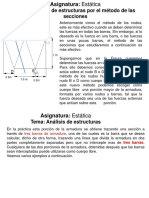 Calculo de Armaduras Método de Las Secciones