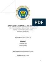 Administracion de Parametros PDF