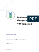 Requirements Management Plan PPM Version 2.0