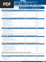 Brandonhendricksoninspiredworkoutroutine PDF