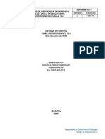 Informe Gestiòn SST Odontosanitas Calle 134 Junio Del 2020