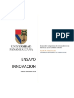 Ensayo Importancia de La Innovacion