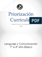 Priorización Curricular 1°a 4° básico