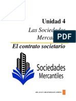 Derecho Mercantil Sociedades Mercantiles El Contrato Societario.