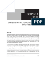 Canadian Occupational Health and Safety Legislation: History