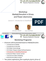 Workshop Matlab/Simulink in Drives and Power Electronics: Lecture 5: Introduction To Stateflow/Statechart