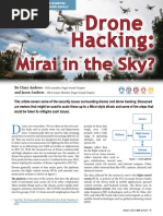 Drone Hacking. Mirai in The Sky. Clara and Jason Andress