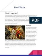 Food Waste Brochure