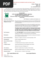 2018 Limited Obligation Bond For Tanger Performing Arts Center in Greensboro