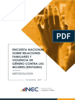 Encuesta sobre violencia de género y relaciones familiares 2019