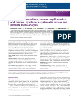 The Vaginal Microbiota, Human Papillomavirus and Cervical Dysplasia - A Systematic Review and Network Meta Analysis