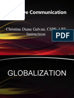 Purposive Communication: Christine Diane Galvan, CSPE, LPT Instructress