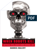 When Robots Kill - Artificial Intelligence Under Criminal Law