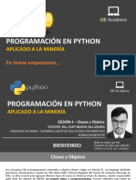 Programación en Python para minería