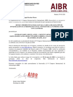  Carta de Aceptación Panel 2020 AIBR