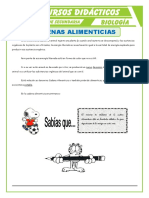 Las Cadenas Alimenticias para Primero de Secundaria