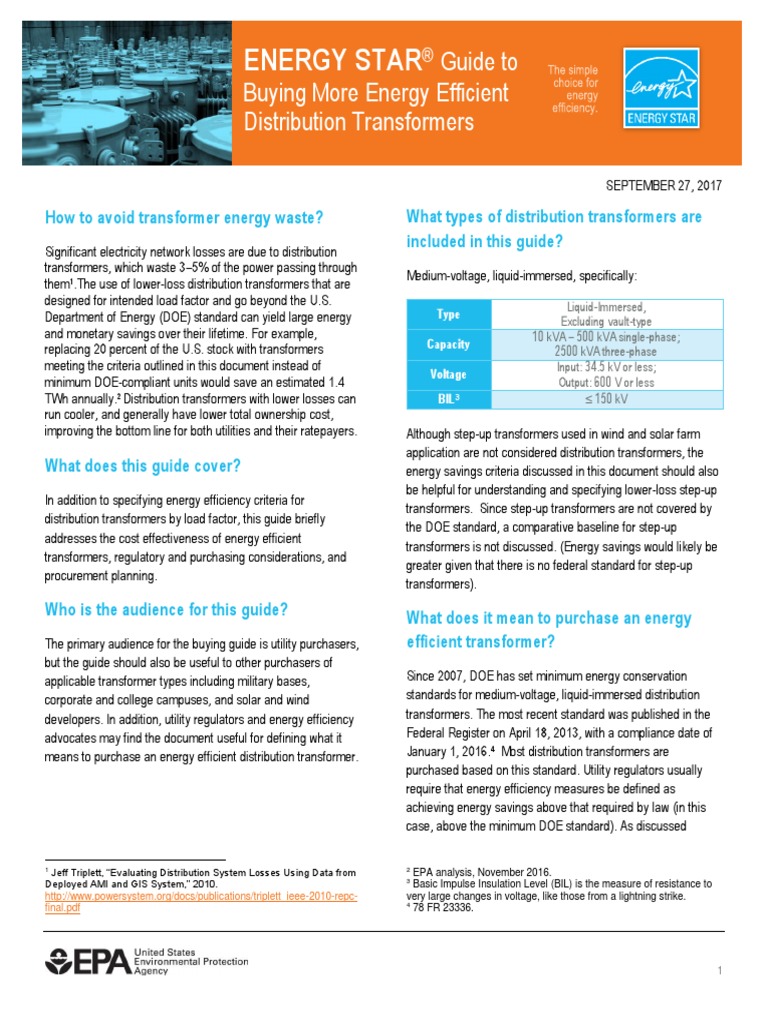 Transformers Buyer's GuideFinal10-16-17 | PDF | Transformer | Efficient ...