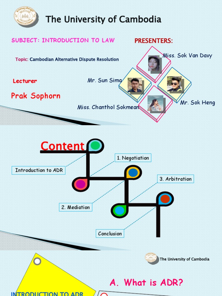 Alternative Dispute Resolution Pdf Mediation Alternative Dispute