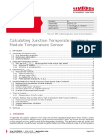 Calculating Junction Temperature Using A Module Temperature Sensor