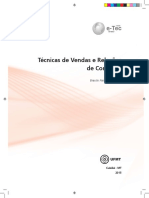 Técnicas Vendas - Relacoes - Consumo