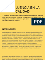 Influencia de La Calidad de Los Proyecto - PPT