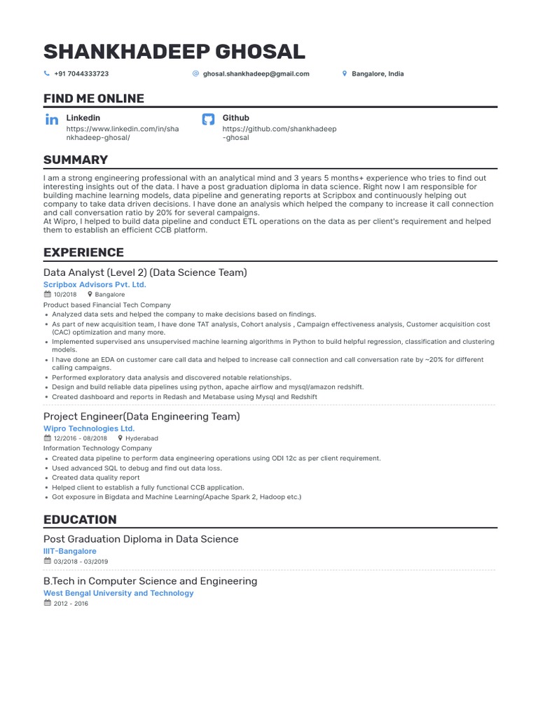 Data Science Professional Profile | PDF | Machine Learning | Data Analysis