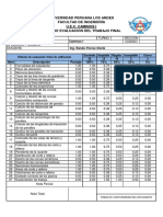 Ficha de Calificacion Del Trabajo Final de Caminos I - 2018-I PDF
