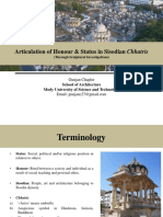 Articulation of Honour & Status in Sisodian Chhatris - 21.02.2020 PDF