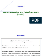 Lecture 2: Weather and Hydrologic Cycle (Contd.)