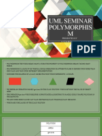 Uml Seminar Polymorphis M: Presented by Ajith Mohanan