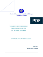 OR Medical Devices-Final Participant's Training Manual PDF