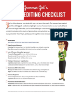 Grammar Girl - Editing Checklist PDF