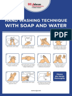 With Soap and Water: Hand Washing Technique