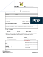 FIFL Customer Application Form