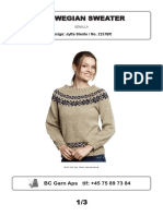 Norwegian Sweater: Design: Jytte Slente / No. 2257BC