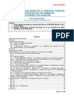 Texto Consolidado Ordenanza Tenencia-Control y Proteccion Animales