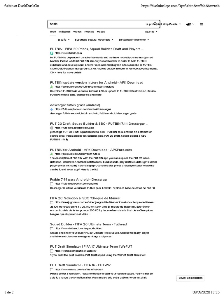 Futbin At Duckduckgo Pdf Android Operating System Mobile Software