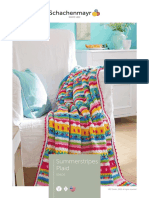 SCHWEBD - S9406-EN Summerstripes Plaid Crochet Blanket PDF