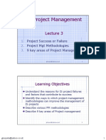Lecture 3-Proj - Scucess &methodologies - MGT& Lifecycle - NEW