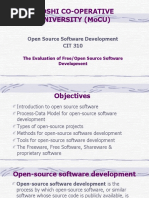 Moshi Co-Operative University (Mocu) : Open Source Software Development CIT 310