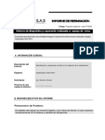 Informe de Reparación Clasificadora PDF