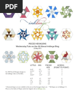 Pieced Hexagons Wednesday Tute On The All About Inklingo Blog