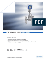 Vortex Flow Meter - OPTISWIRL4200 - DS