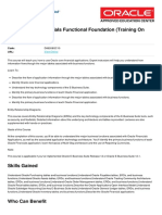 R12.x Oracle Financials Functional Foundation (Training On Demand)
