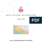 Nepal National Building Code: Plain and Reinforced Concrete
