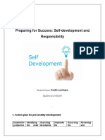 Preparing For Success: Self-Development and Responsibility