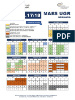 CALENDARIO MAES GRANADA 2017-2018